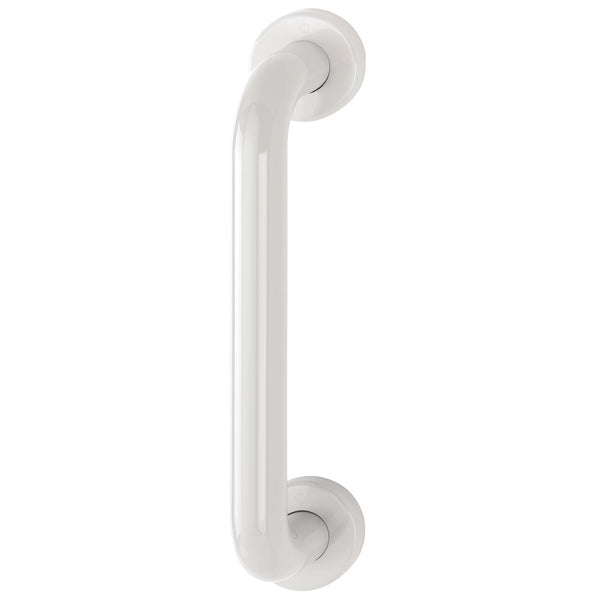 Hoppe 34mmØ Nylon 'D' Concealed Fixing Pull Handle 300mm - Diamond White RAL9016