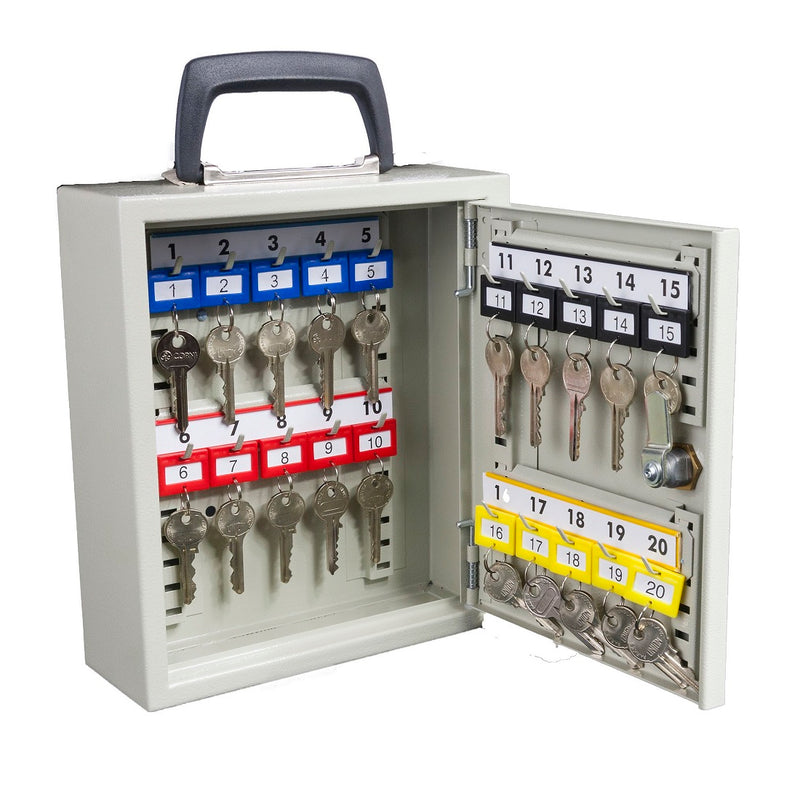 KeySecure Mobile Key Cabinet With Key Lock - 20 Hook